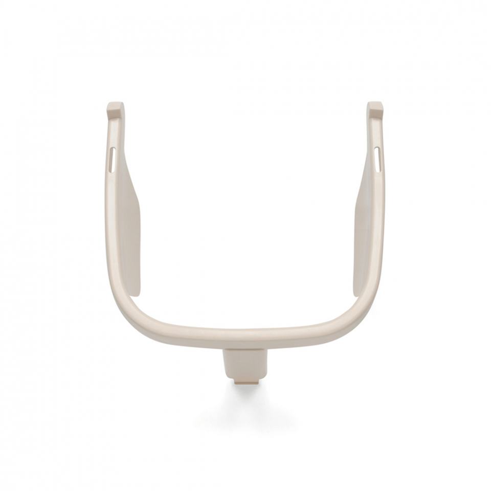 The is a safety barrier ( cream colour ) for the TIRAMISÙ high chair, it perfectly fits for the evolutionary high-chair to ensure your child's safety. Designed and made in Italy.